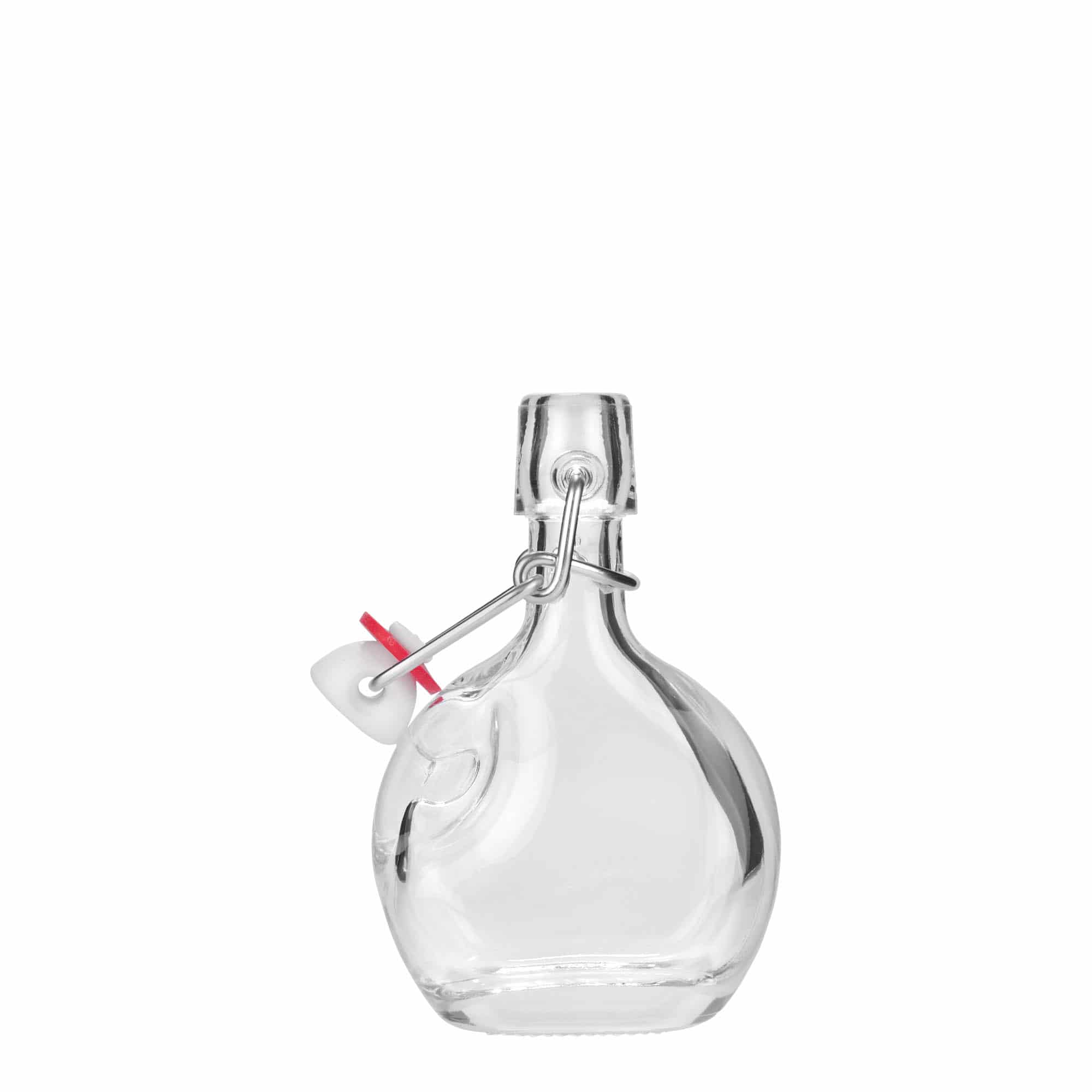 40 ml Glasflasche 'Lukas', oval, Mündung: Bügelverschluss