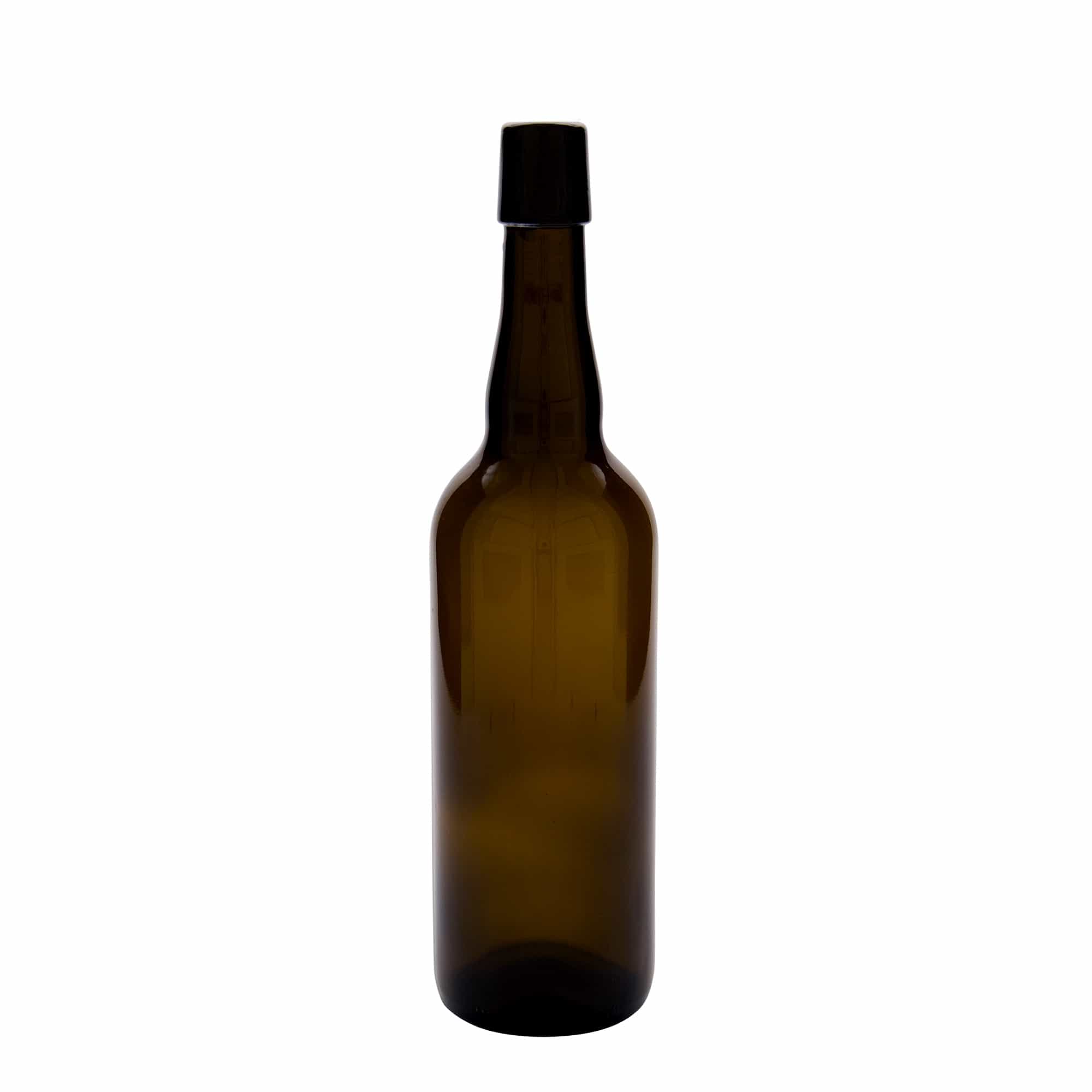 750 ml Bierflasche Belgien, Glas, braun, Mündung: Bügelverschluss