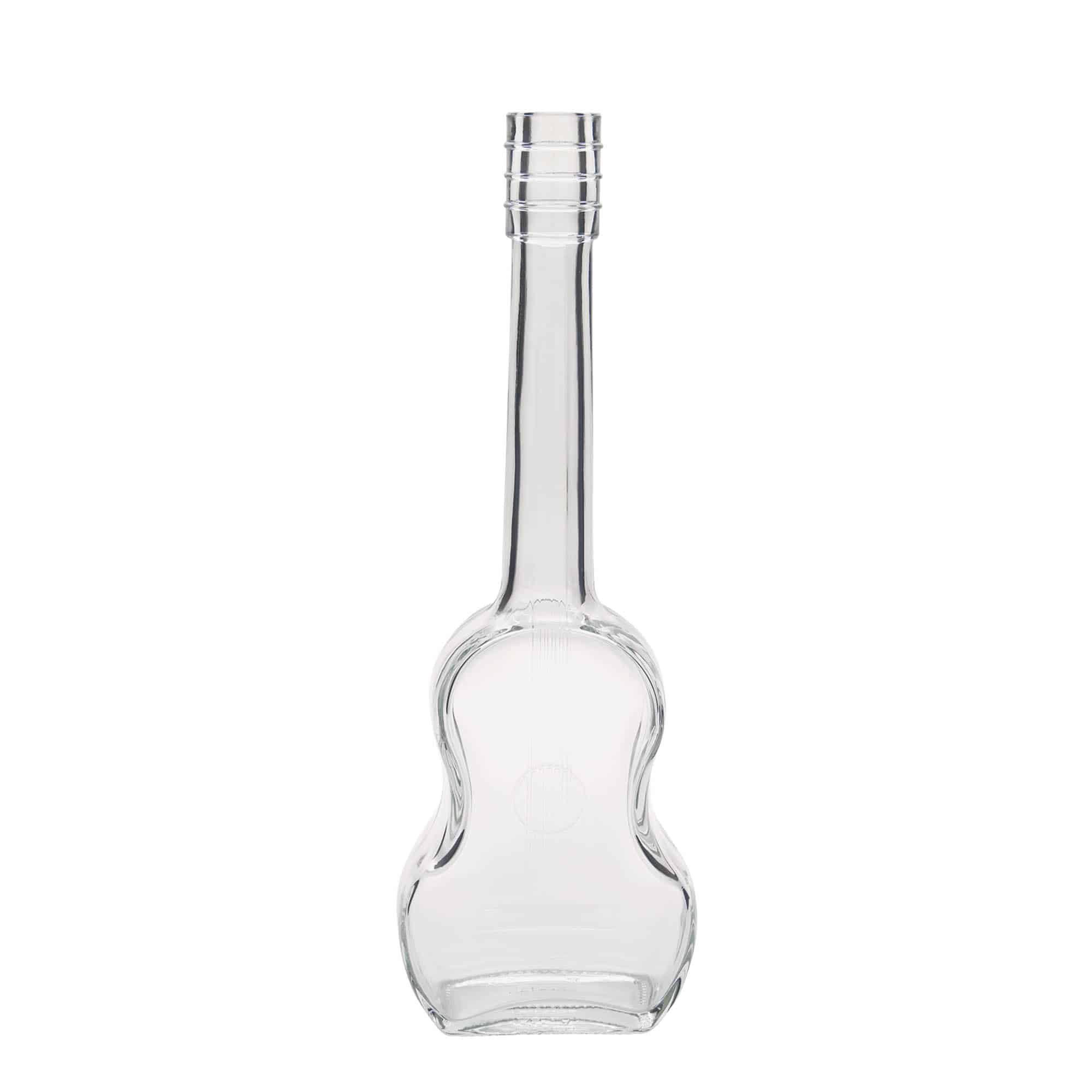 500 ml Glasflasche 'Gitarre', Mündung: Kork