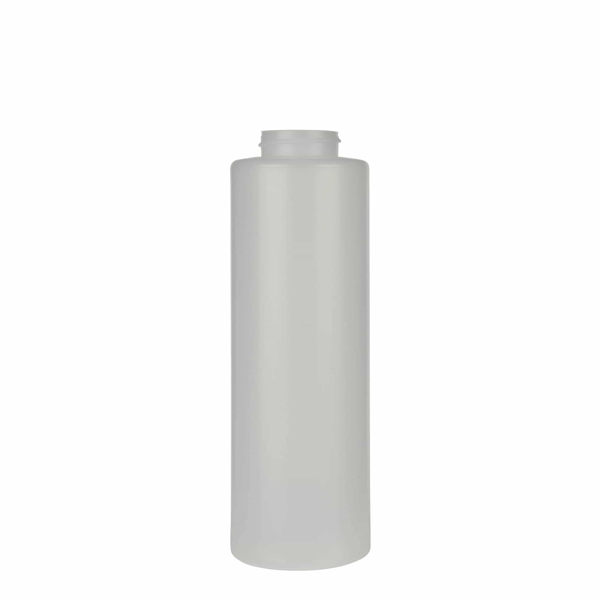 500 ml Soßenflasche, LDPE-Kunststoff, natur, Mündung: GPI 38/400