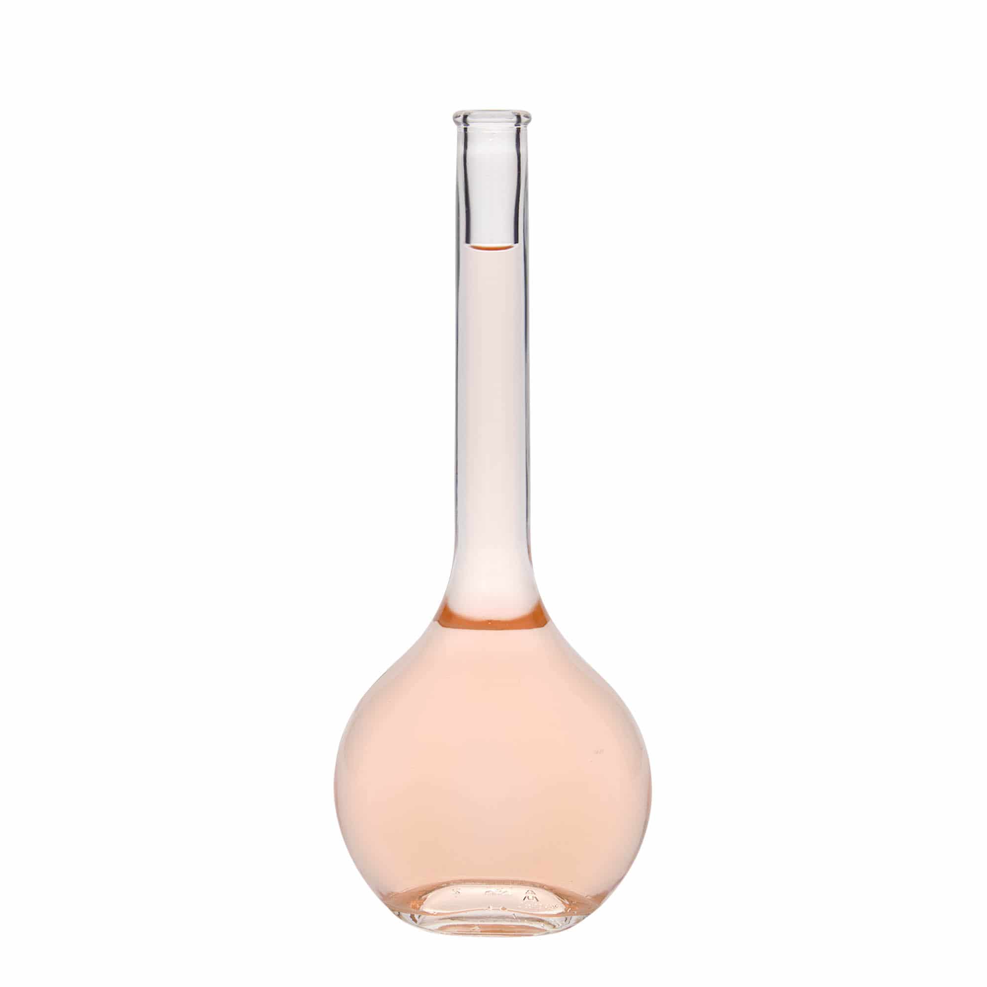 500 ml Glasflasche 'Contessa', oval, Mündung: Kork