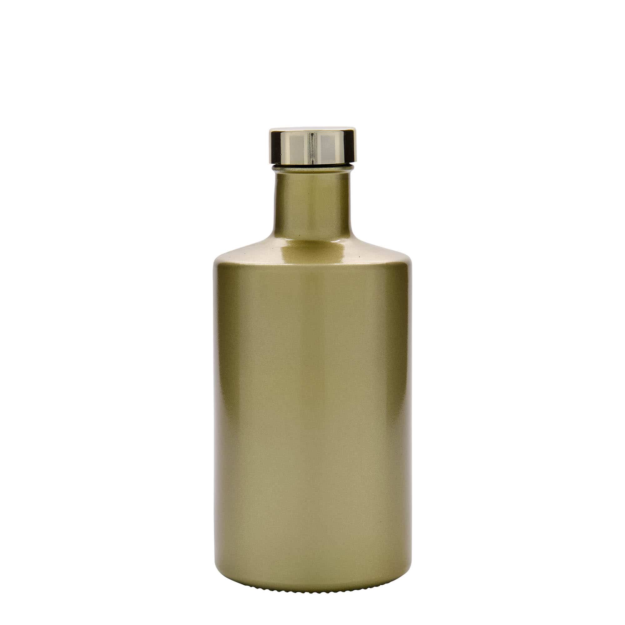 500 ml Glasflasche 'Caroline', gold, Mündung: GPI 33