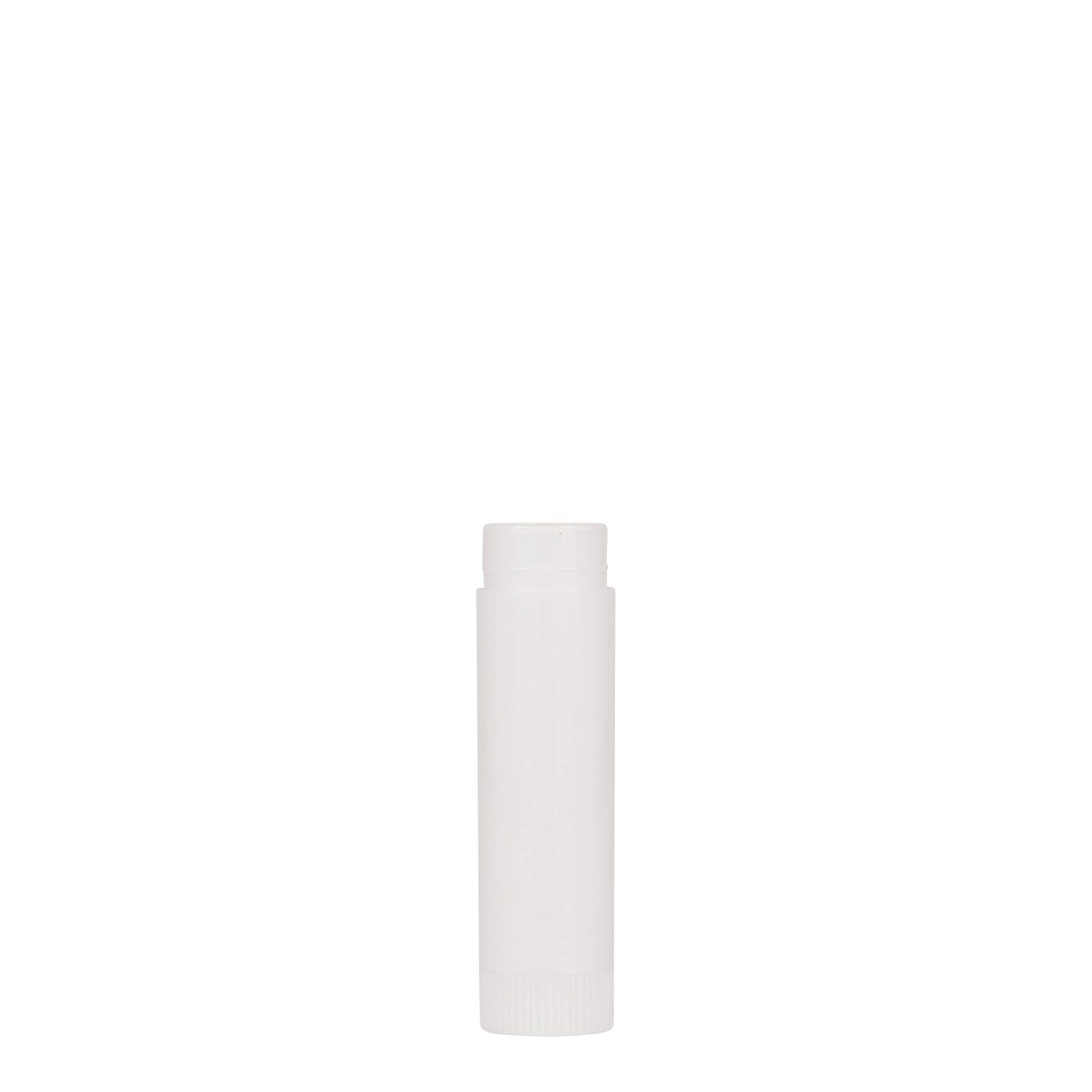 6 ml Lippenstifthülse, PP-Kunststoff, weiß