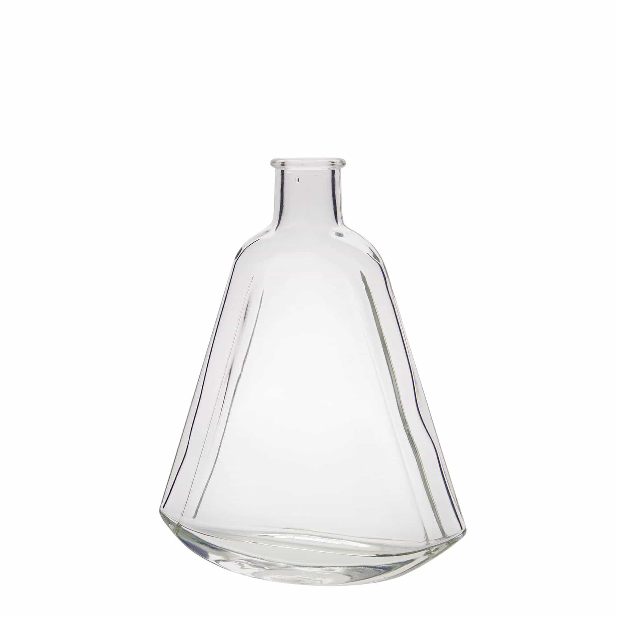 200 ml Glasflasche 'Maurizio', oval, Mündung: Kork