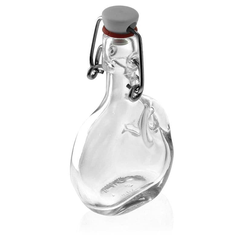 40 ml Glasflasche 'Lukas', oval, Mündung: Bügelverschluss