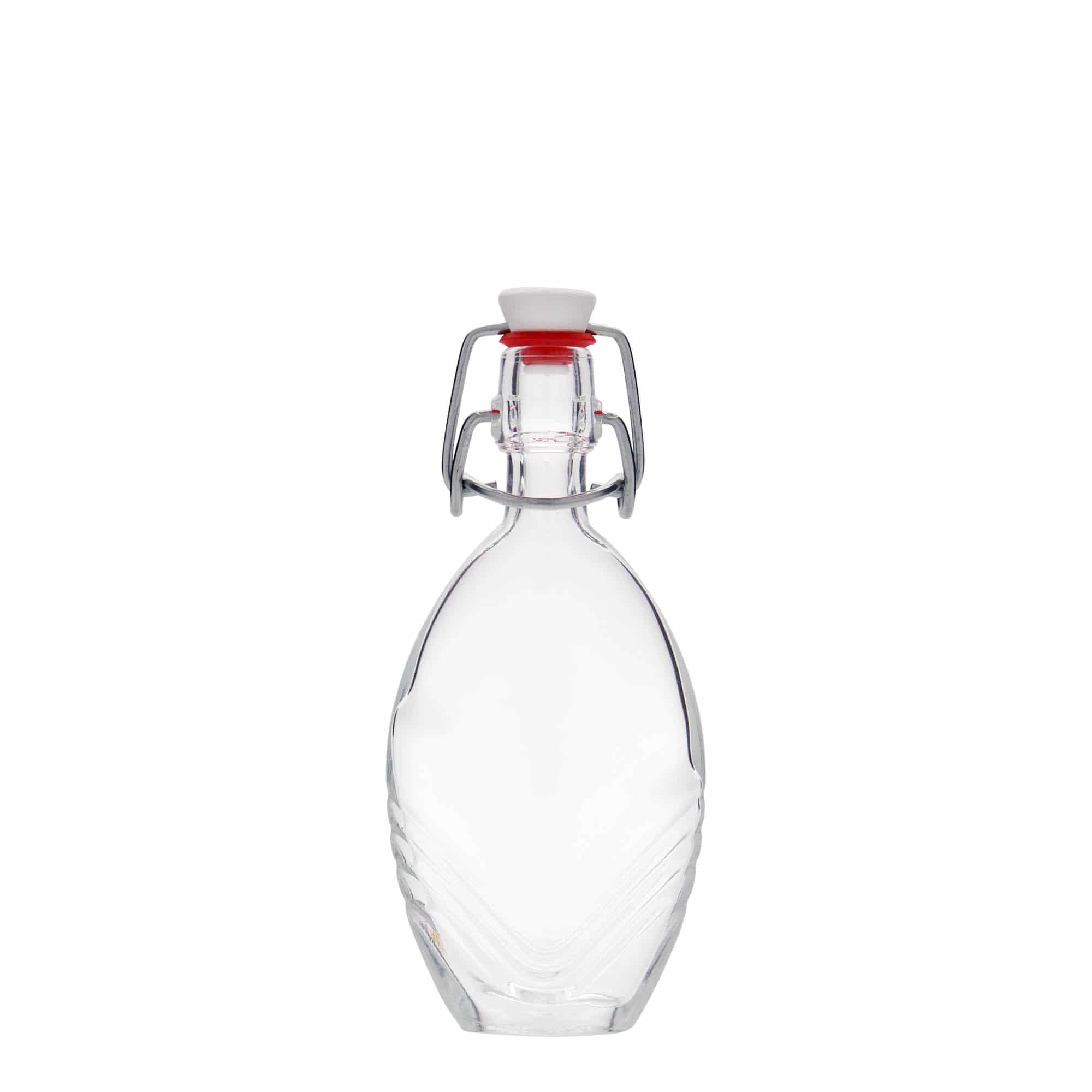 40 ml Glasflasche 'Florence', oval, Mündung: Bügelverschluss