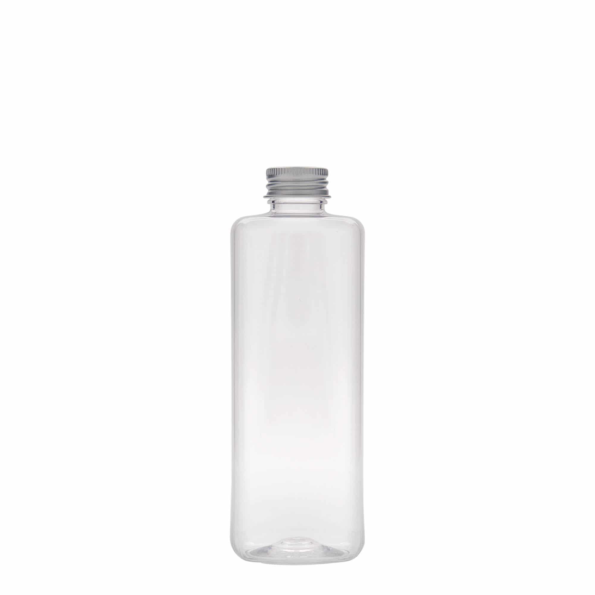 300 ml PET-Flasche 'Karl', quadratisch, Kunststoff, Mündung: GPI 24/410