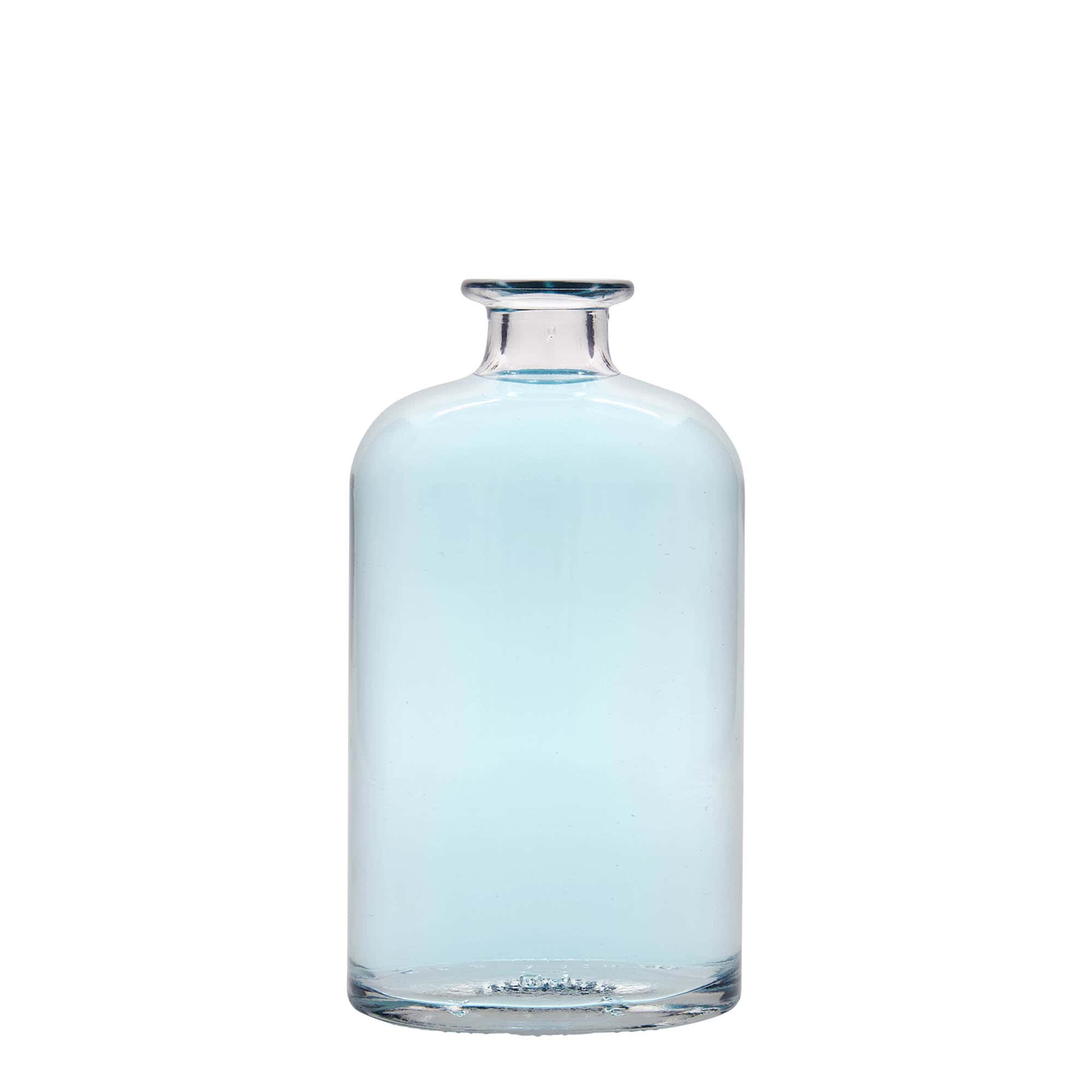 500 ml Glasflasche 'Dundee', oval, Mündung: Kork