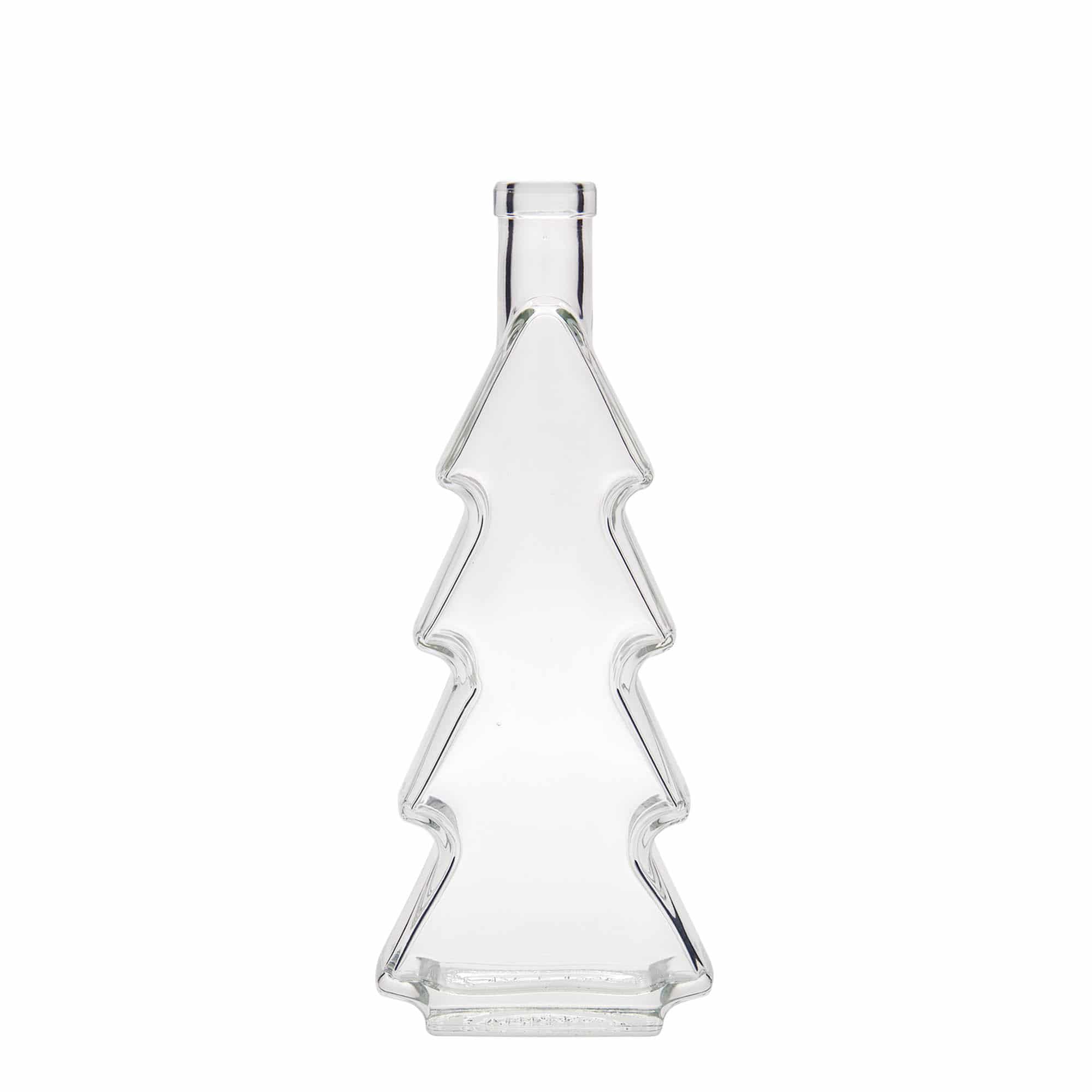 350 ml Glasflasche 'Tannenbaum', Mündung: Kork