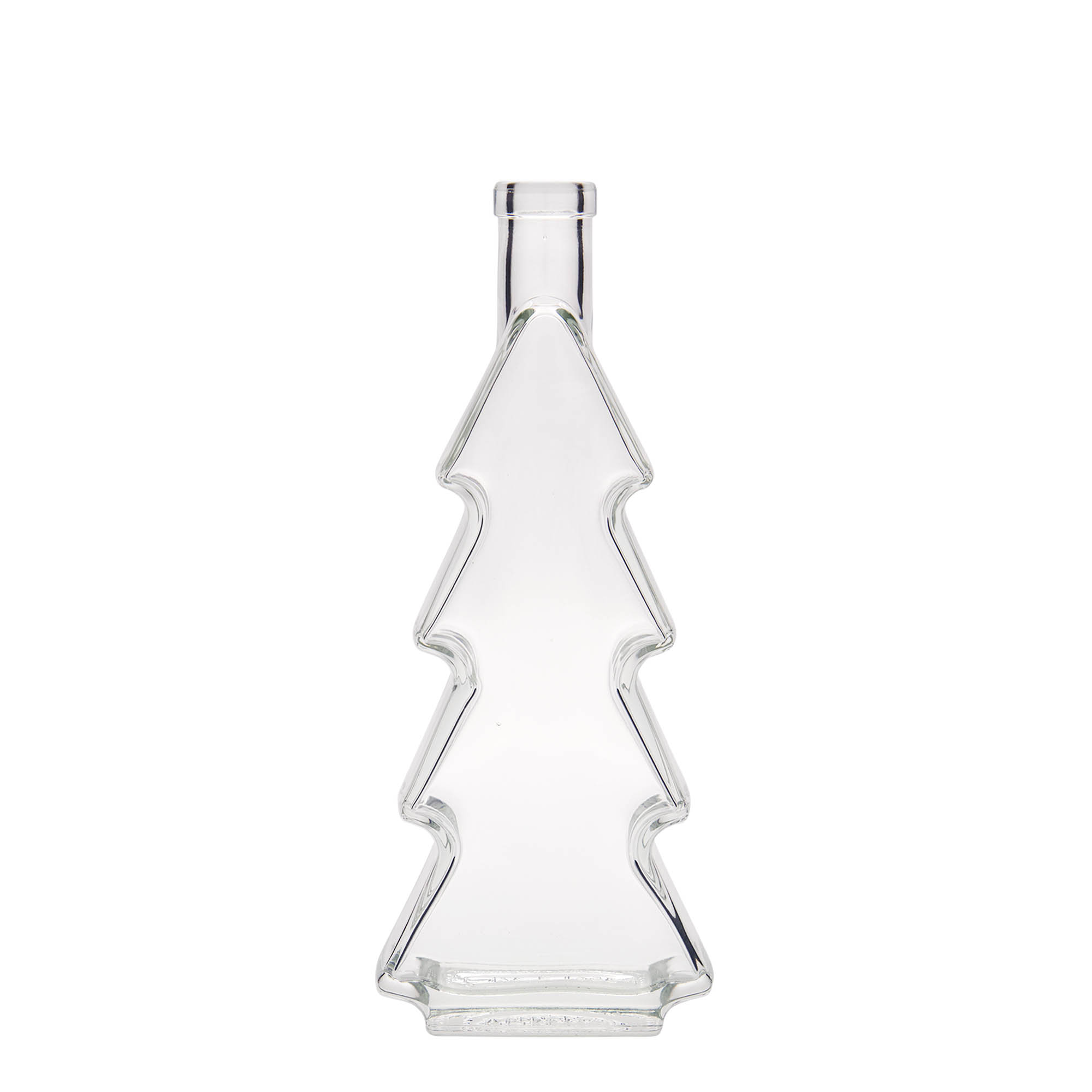 350 ml Glasflasche 'Tannenbaum', Mündung: Kork