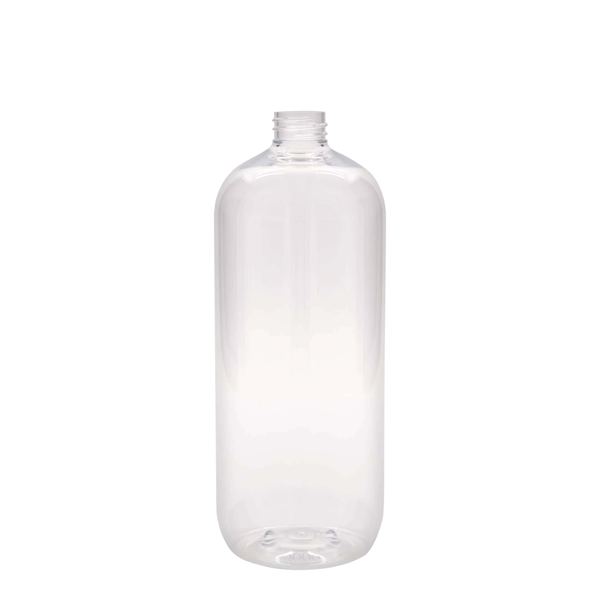 1.000 ml PET-Flasche 'Boston', Kunststoff, Mündung: GPI 28/410