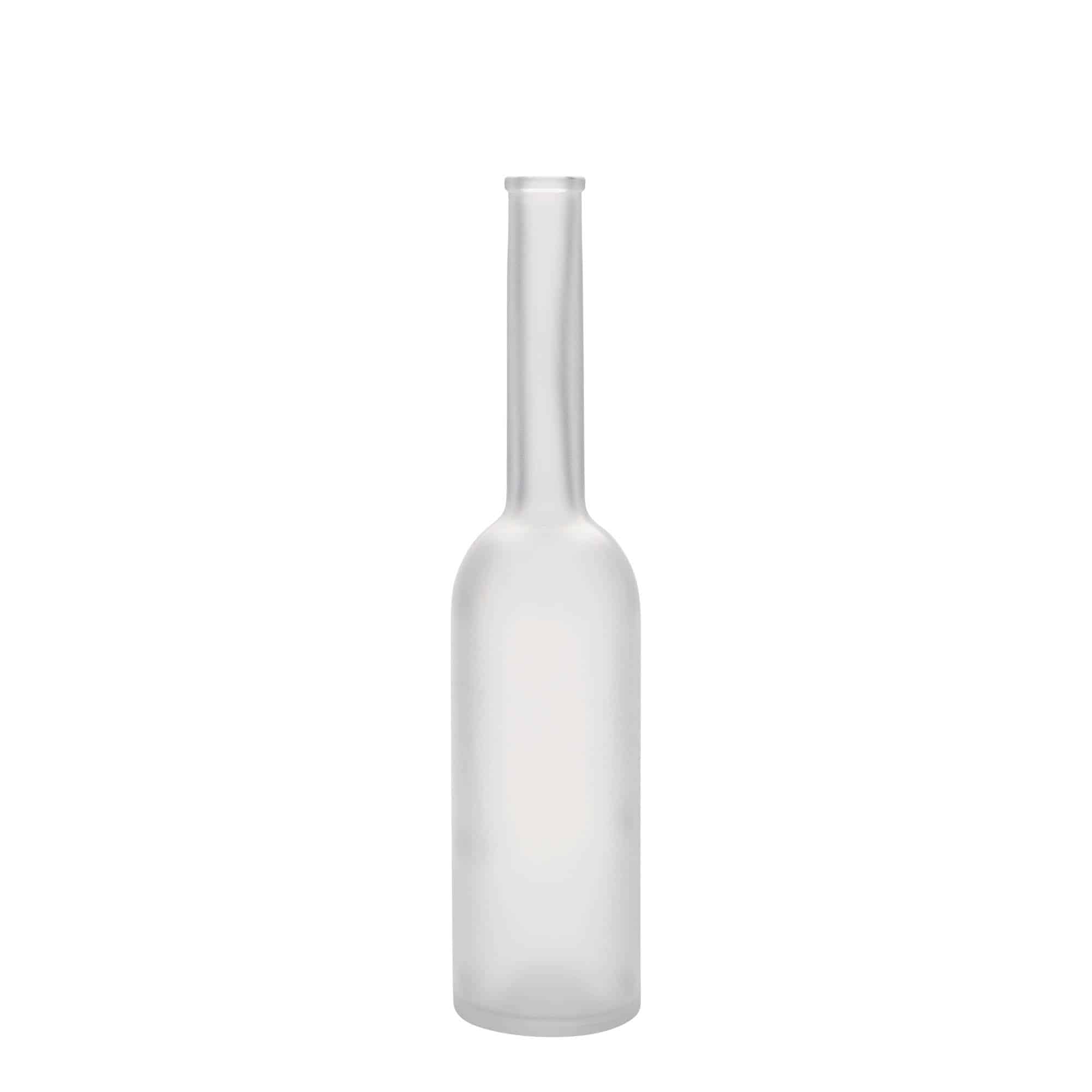 200 ml Glasflasche 'Opera', geeist, Mündung: Kork