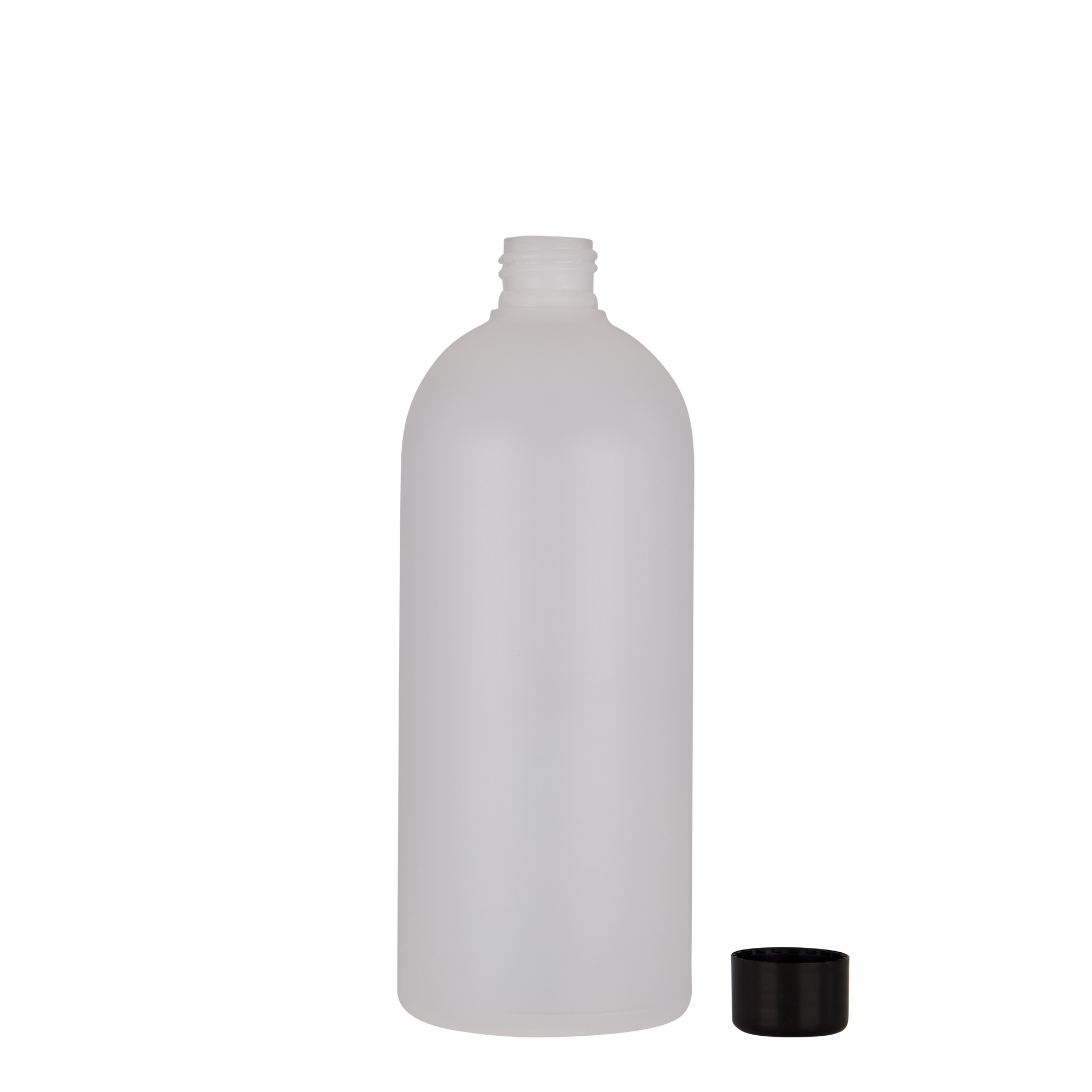 500 ml Kunststoffflasche 'Tuffy', HDPE, natur, Mündung: GPI 24/410