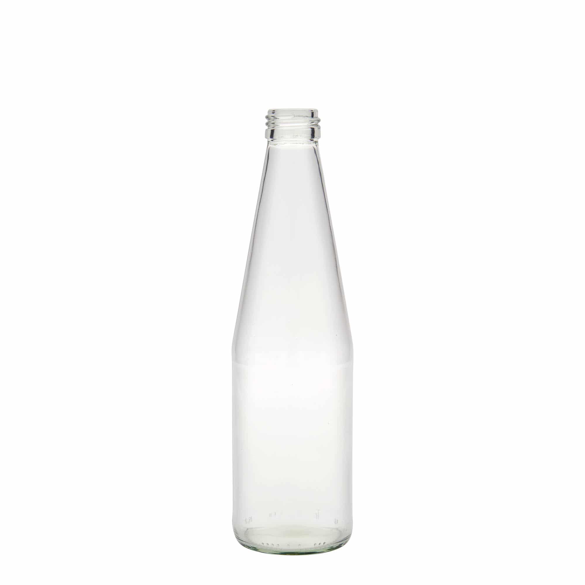 330 ml Universalflasche Karottenform, Glas, Mündung: PP 28