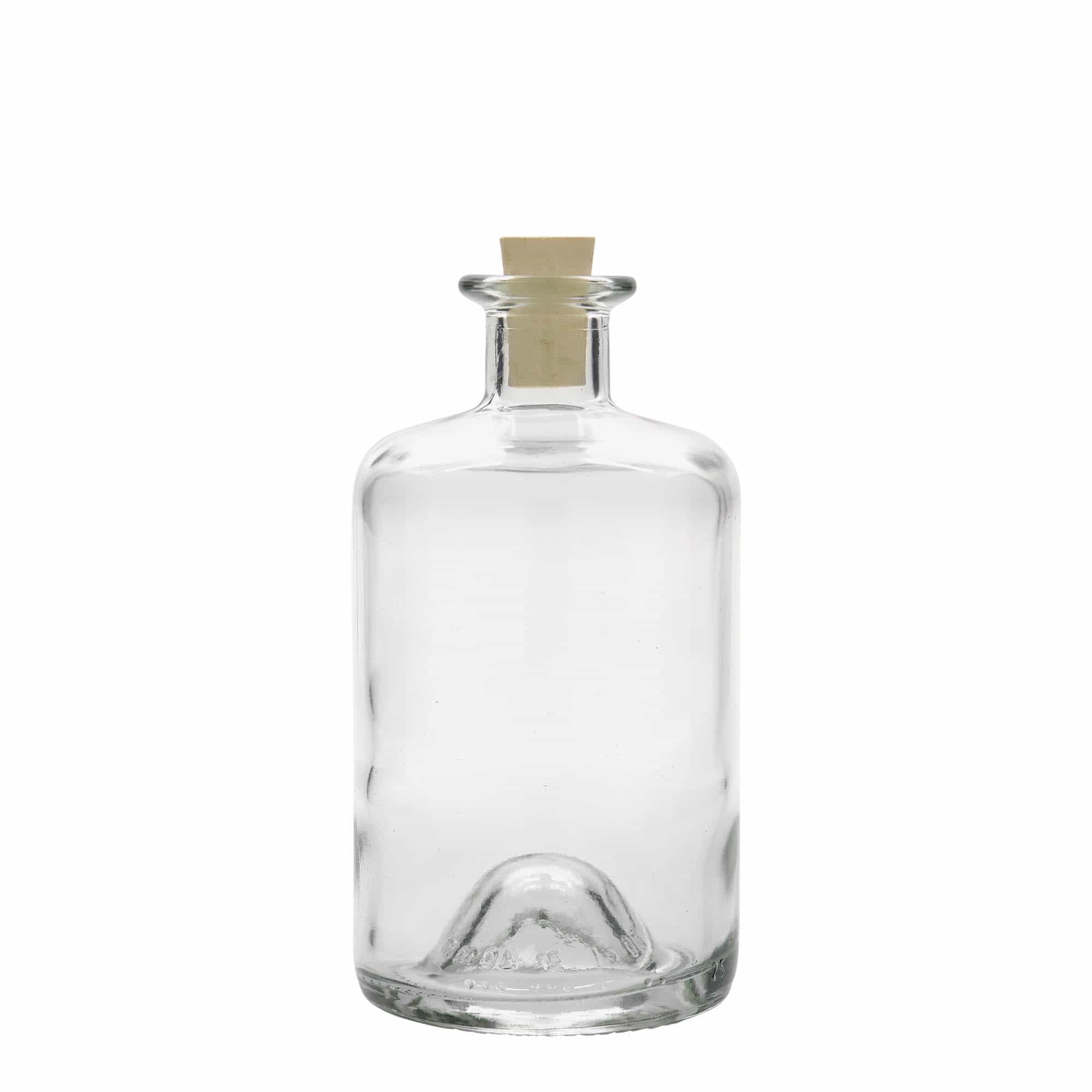 500 ml Glasflasche Apotheker, Mündung: Kork