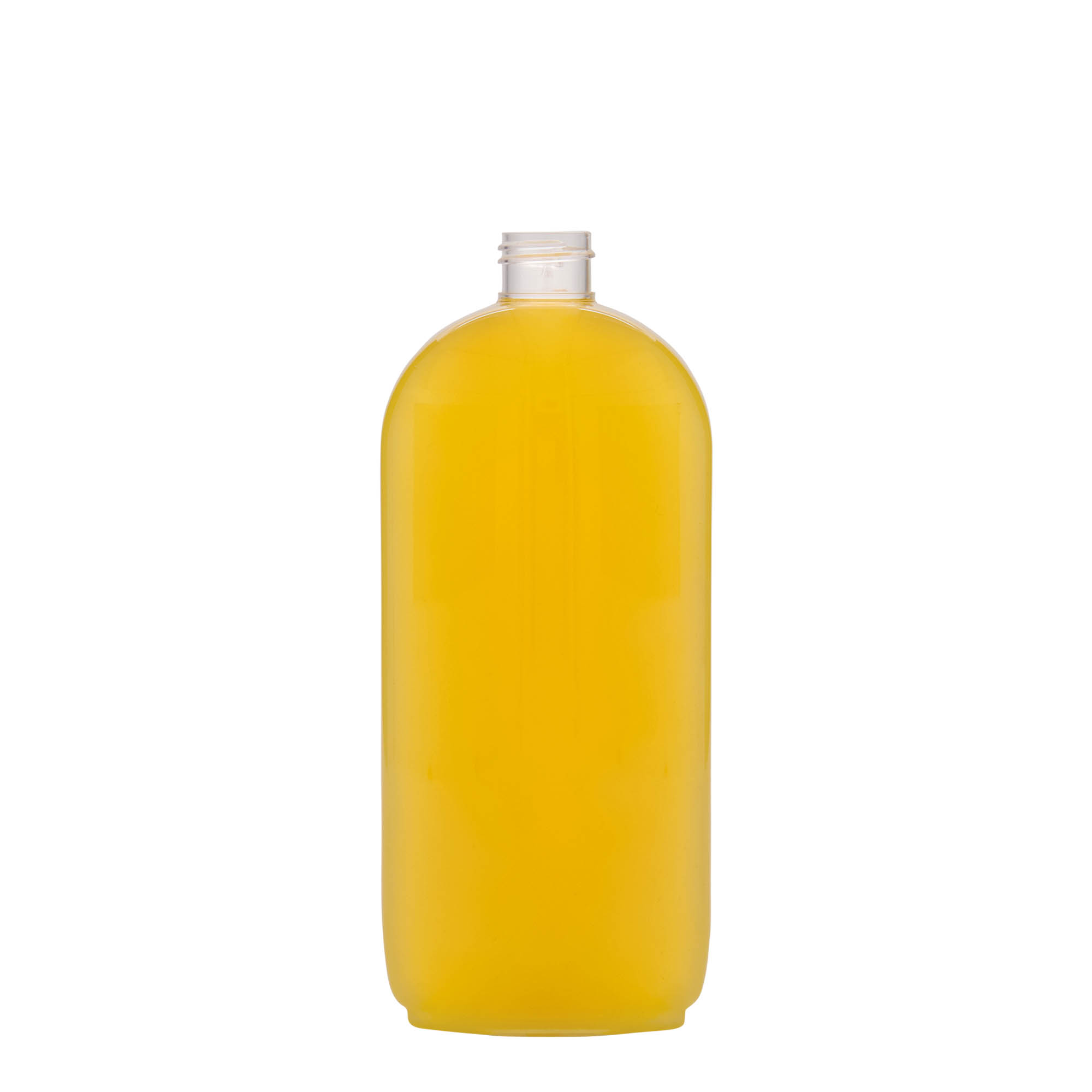 500 ml PET-Flasche 'Iris', oval, Kunststoff, Mündung: GPI 24/410