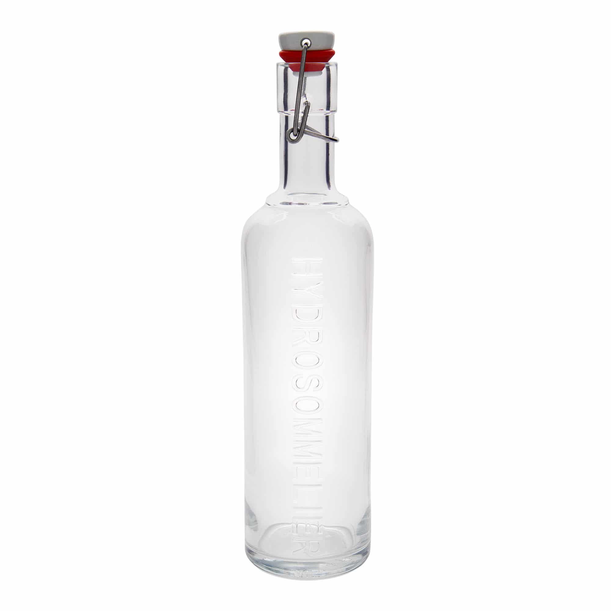 1.000 ml Glasflasche 'Optima Hydrosommelier', Mündung: Bügelverschluss