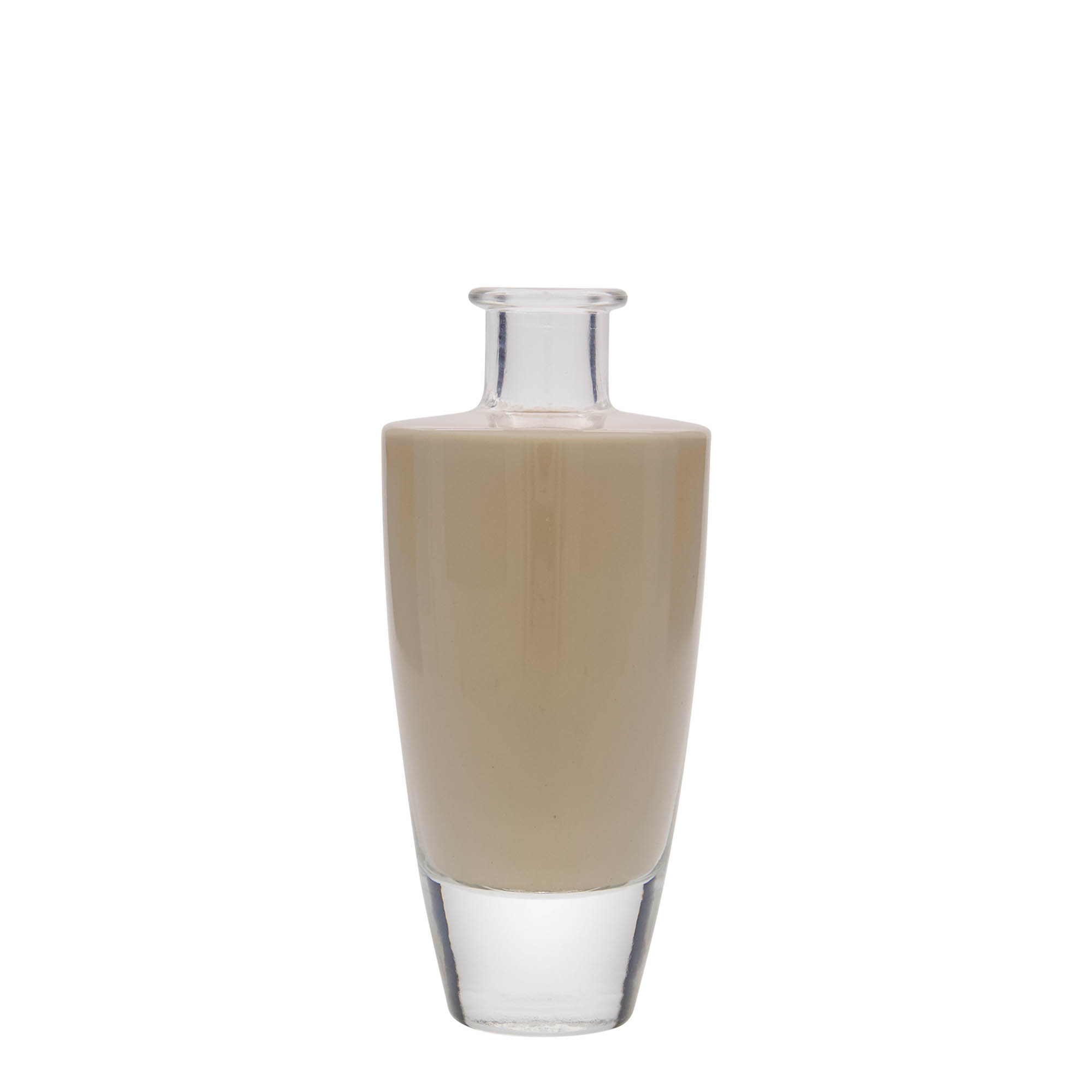 200 ml Glasflasche 'Vanessa', oval, Mündung: Kork