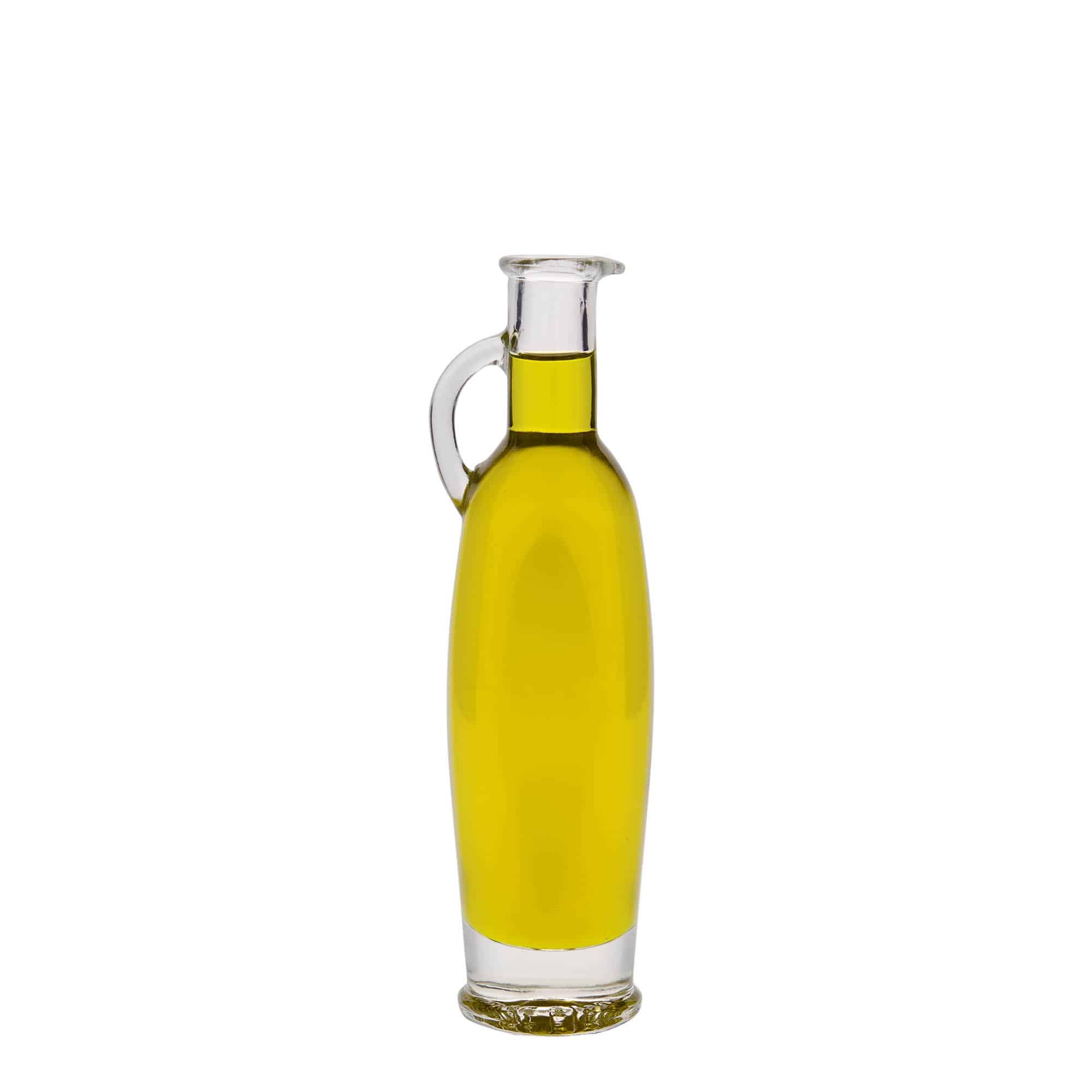 100 ml Glasflasche 'Eleganta', oval, Mündung: Kork