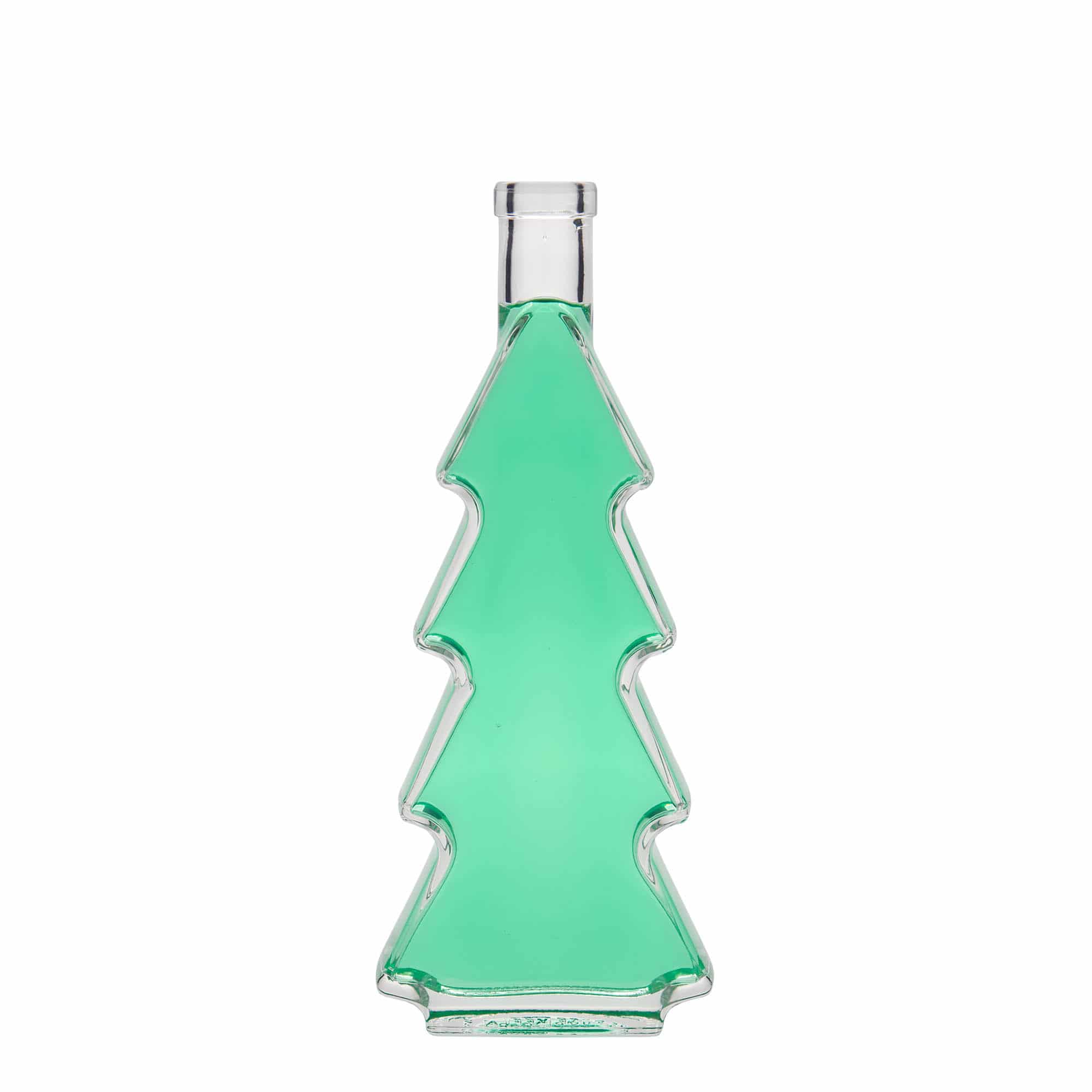 350 ml Glasflasche 'Tannenbaum', Mündung: Kork